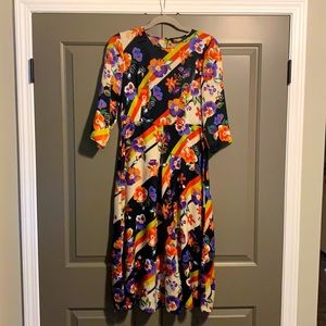Zara Floral Dress with Full skirt